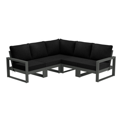 Patio 5-Piece Deep Seating Set With Frame