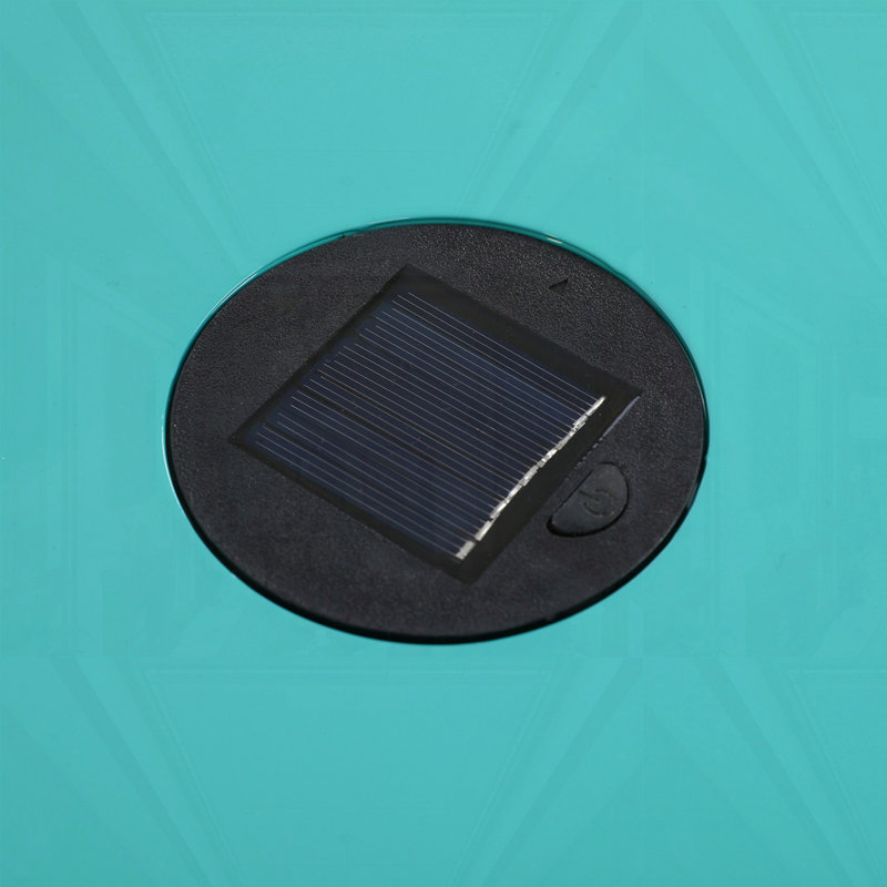 Table d'appoint avec lumière solaire intégrée, Sarcelle