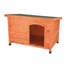 Maisonnette pour animaux de compagnie Trixie Natura Classic, toit plat à charnières, pieds réglables, abri pour animaux-27278509
