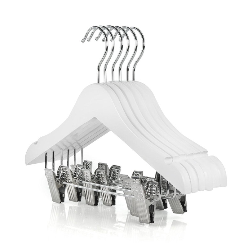 Baileyville Manufactured Wood Hangers With Clips