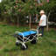 Chariot de plage pliant Wagon Garden (blanc)