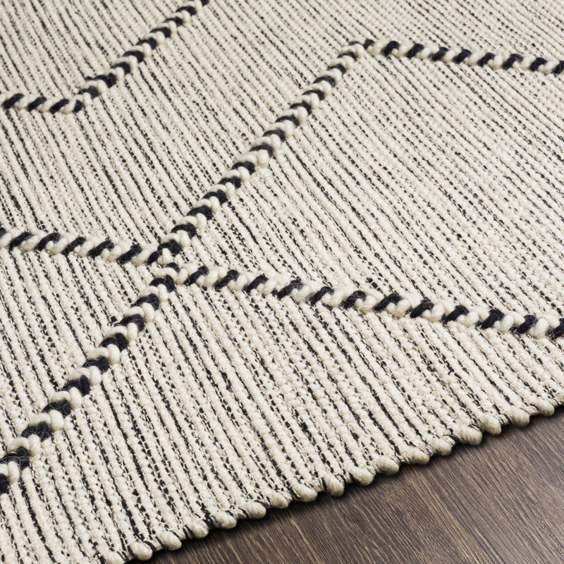 Alexis Flatweave Wool/Polyester Geometric Rug, Rectangle 8' x 10'