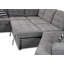 Ombra 149'' Oversized Sectional Sofa Square Arms Firm Sectional Sleeper Sofa with Pull Out Bed-101185257