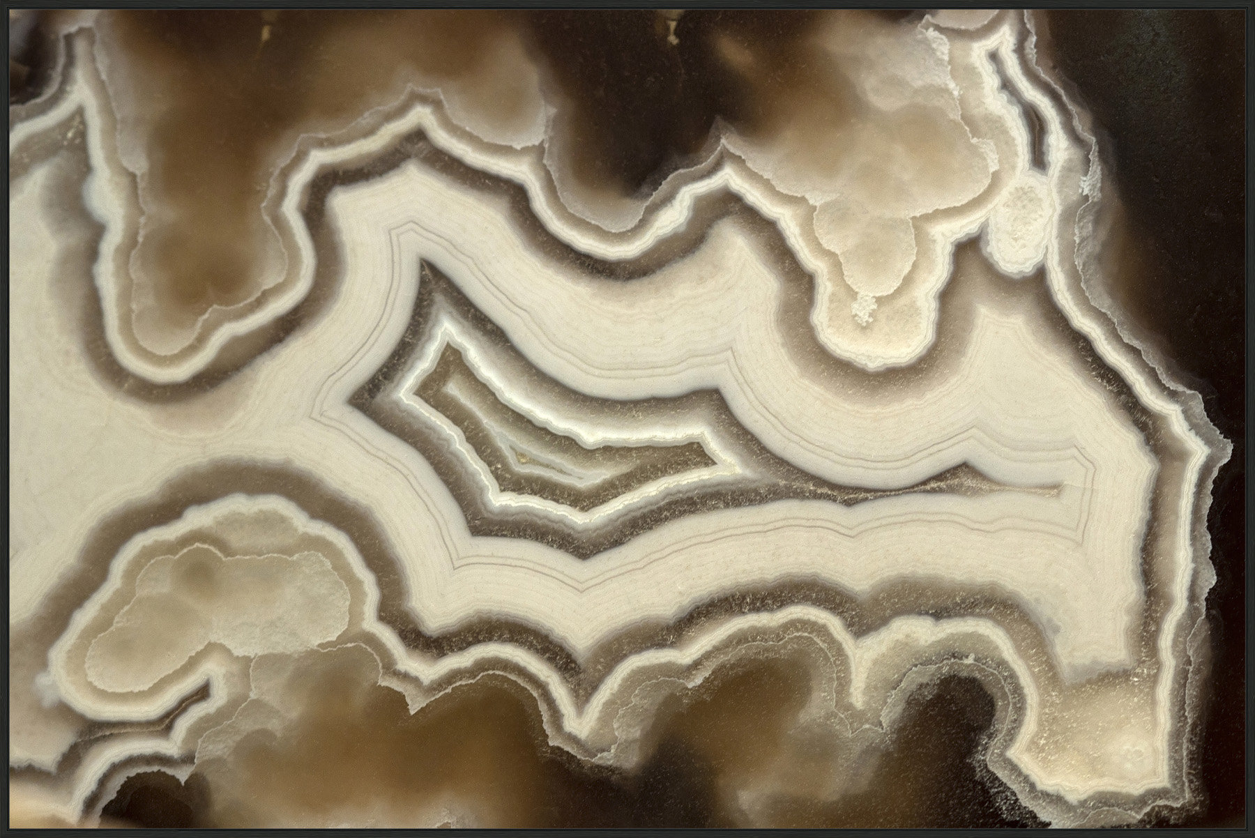 Wendover Art Group Translucent Agate 4 by Thom Filicia - Floater Frame ...