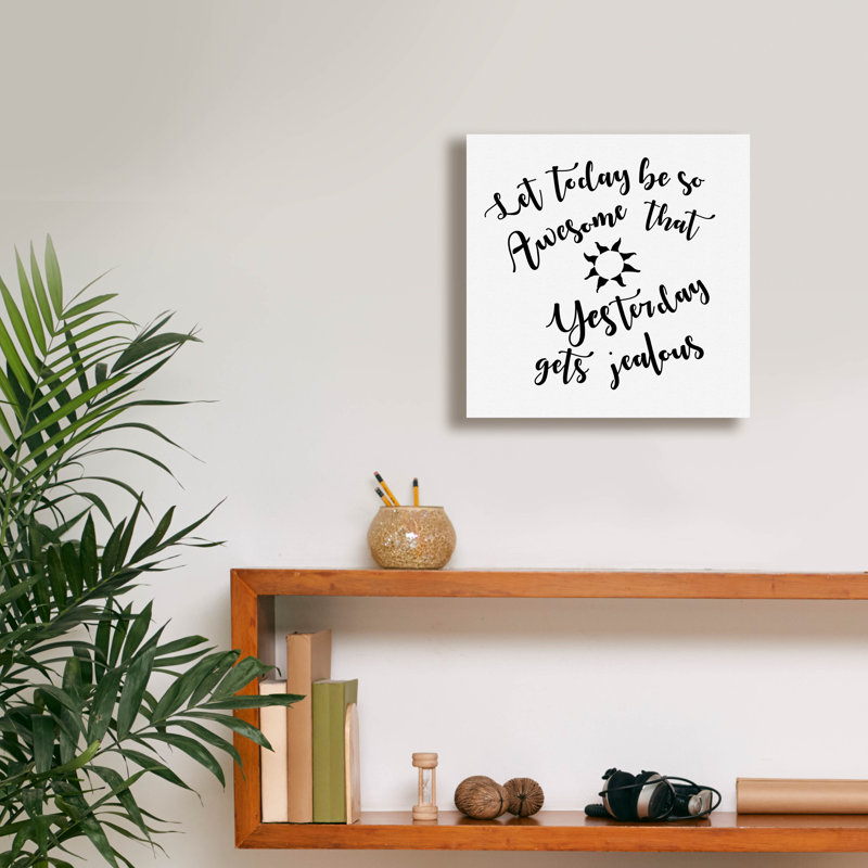 «Today Stray Quote» par Art Licensing Studio, art mural sur toile
