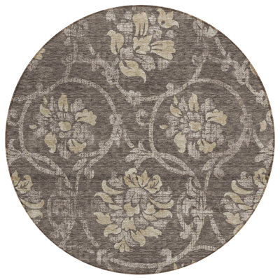 Sudais Washable Floral Rug