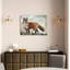 Fox In Woods Painting by Michelle Bennett-25706353-25706352