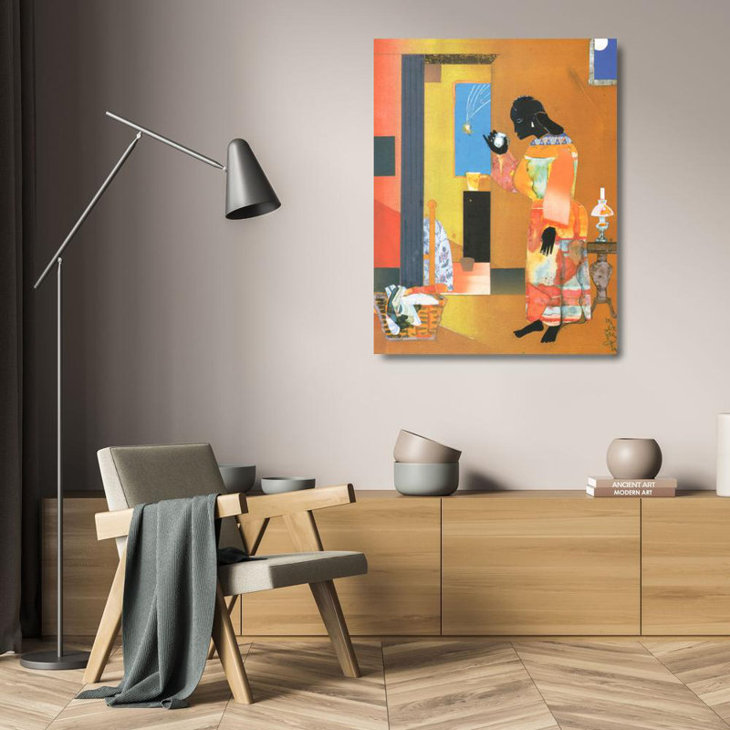 Étoile filante, 1980, H 24 po x l 18 po