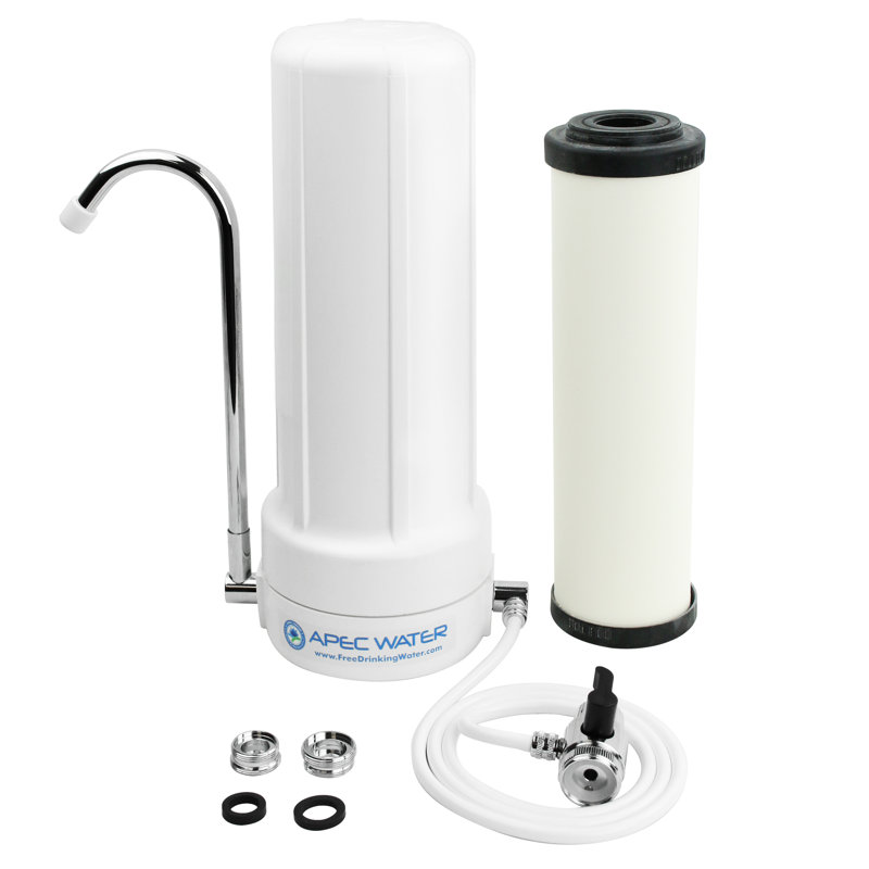 APEC White Ceramic Countertop Drinking Water Filter System
