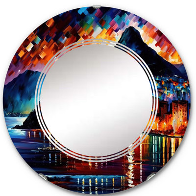 Piera Colorful City Of Rio - City Wall Mirror