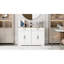 Armoire 46,97 po - Blanc. 2 tiroirs, 4 portes. Pour la salle à manger, le salon. Buffet blanc 46,97 po. Magnifique surface en grain de bois et sécuritaire