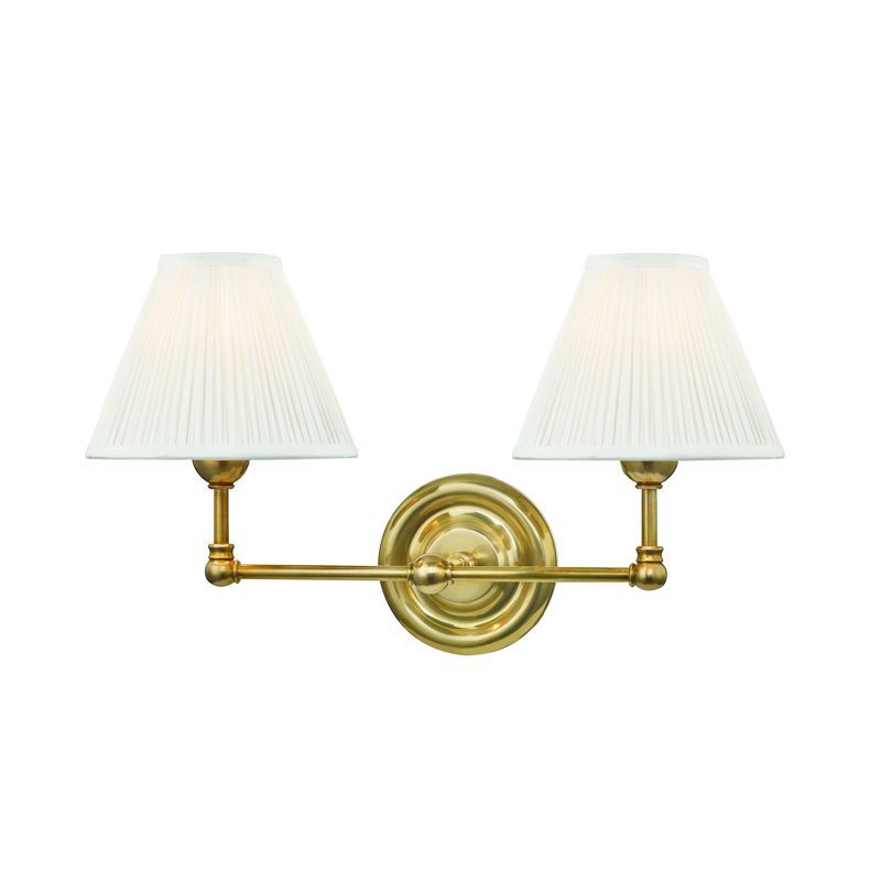 Classic No.1 Wall Sconce by Mark D. Sikes, Aged Brass