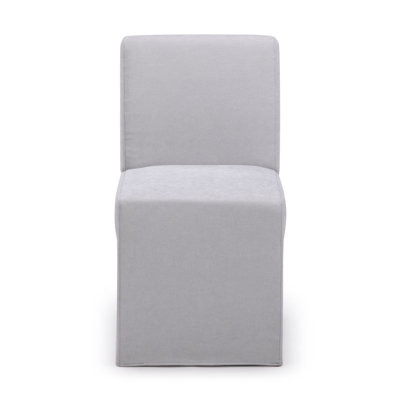 Chesnee Dining Chair with Long Slipcover