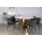 Garnica 7-Piece Round White Marble Dining Table Set with 6 Velvet Curved Back Chairs – White Marble Top-1190147276-1202868495