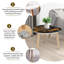 Ensemble de 2 tables gigognes Triangle Nesting Majestic Tiger Fierce Gaze