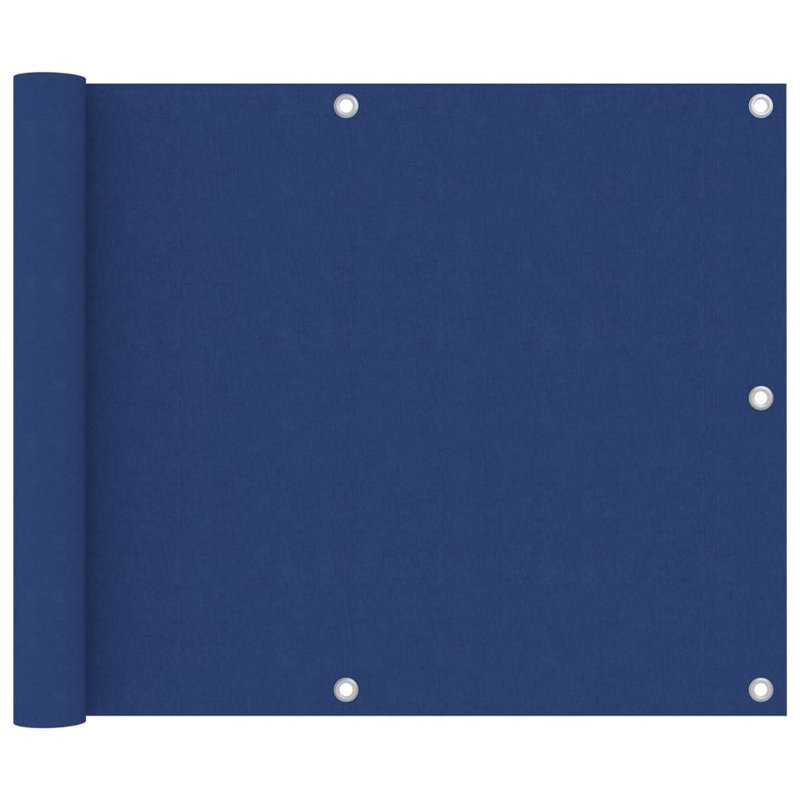 Balcony Screen 75x400 cm Oxford Fabric, Blue