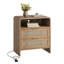Table de chevet en rotin avec station de charge-2076596676-2076596677