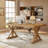 63" Solid Wood Computer Desk, Long Executive Desk for Office-1731559249