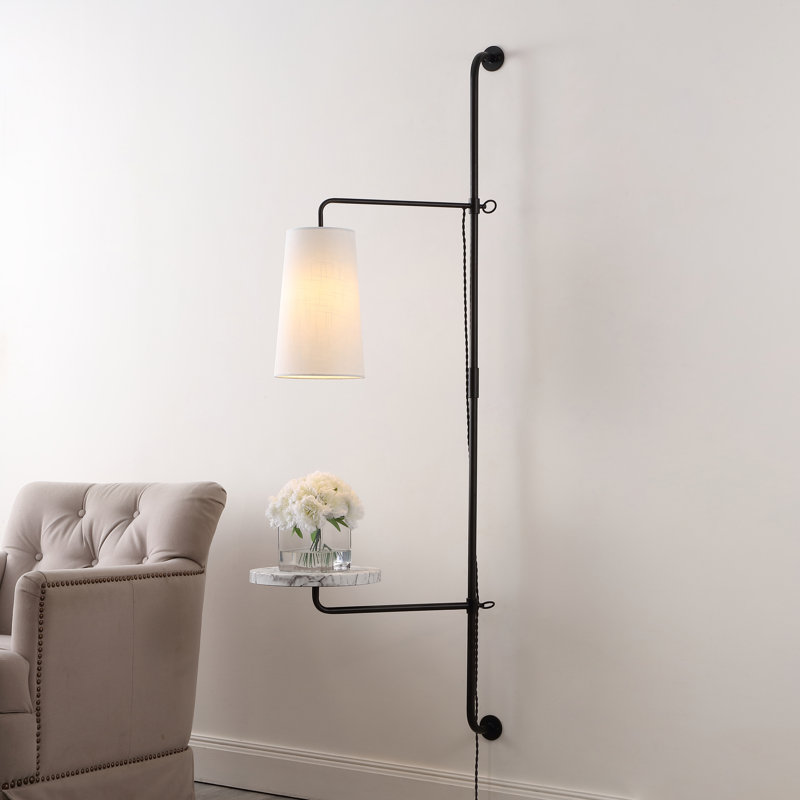 Demitro Iron Plug-in Swing Arm Sconce