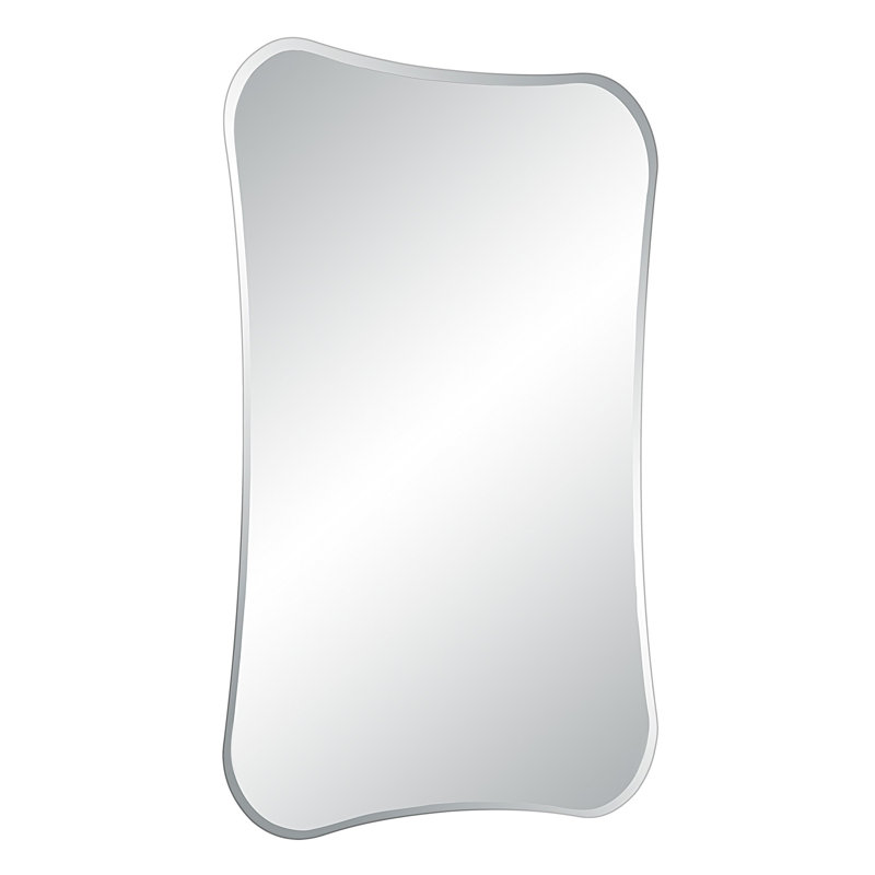 Metal Wavy Wall Mirror
