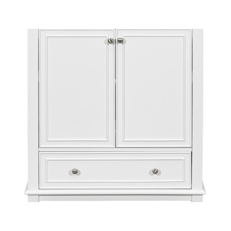 29.5 " Single Bathroom Vanity Base, White