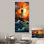 «Coastal Stormy Sunset Lighthouse Breeze IV», art mural phares