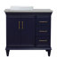 Ensemble de meuble-lavabo simple 37 po Liddington-1864710311