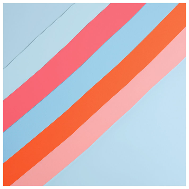 Diagonale Laci, rideaux transparents et occultants à rayures - 1 panneau, 50 po x 92 po - 1 panneau, Transparent