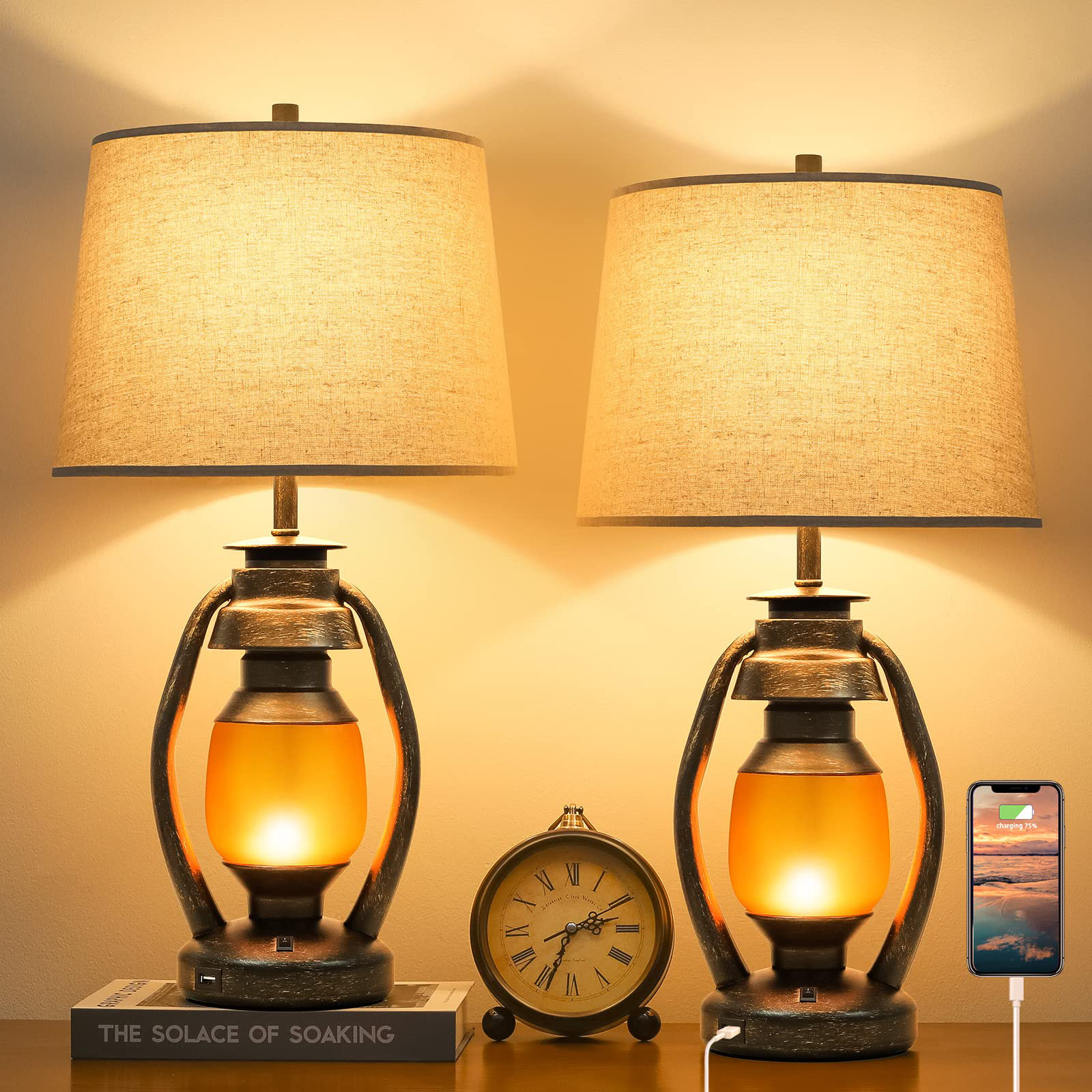 Breakwater Bay Hobart Metal USB Table Lamp Wayfair