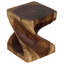 Amardev Abstract Solid Wood End Table-126186943-126699396