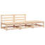 Canapé de patio sans accoudoirs avec repose-pieds Ophelia & Co.-441279738