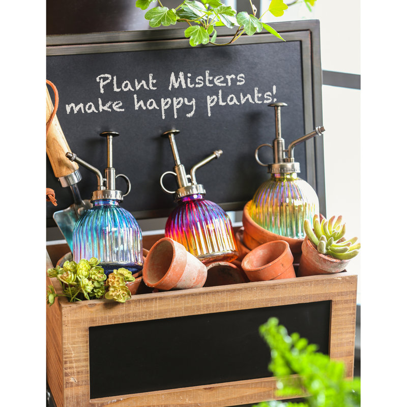 Mister en verre irisé, Rouge