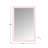 Varsha Rectangle  Glossy Lilac Mirror-1445506113