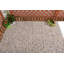 Carreau de terrasse blanc imbriqué en pierre 12 po x 12 po Courtyard