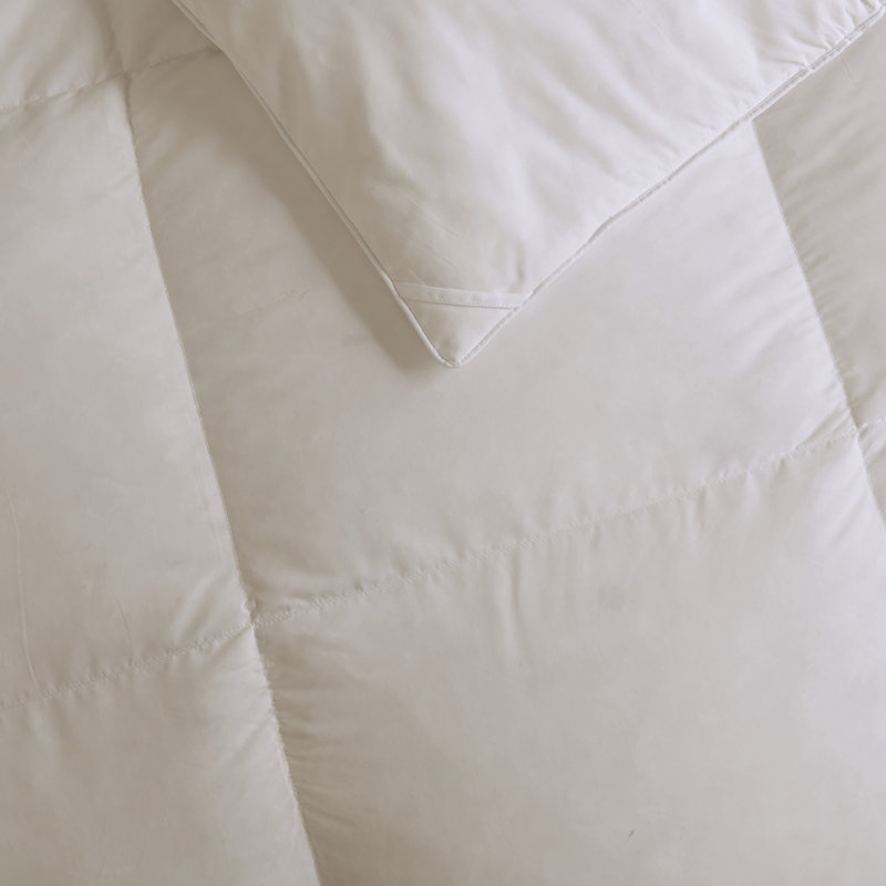 Twin Cream Down Microfiber Oversized Comforter