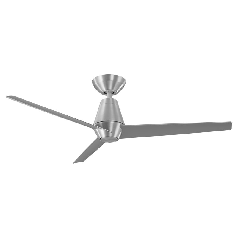 52" 3 - Blade Outdoor/Indoor Smart Propeller Ceiling Fan with Light Kit with Selectable Color Temperature Included, Works With Alexa and iOS or Android App