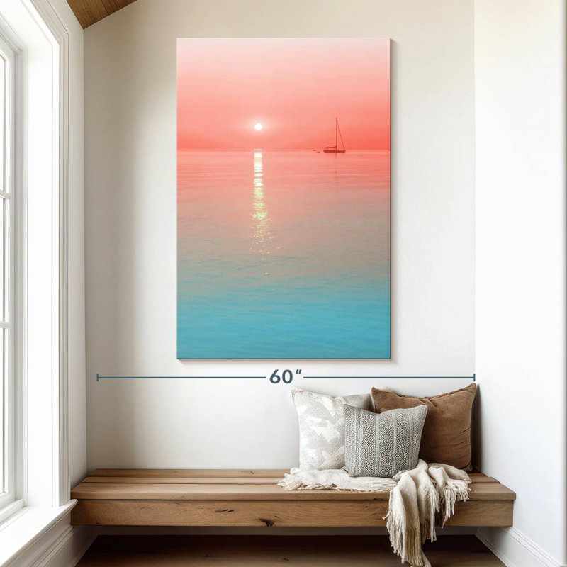 Gillard Coral Sea Sunrise, H 51 po x l 34 po