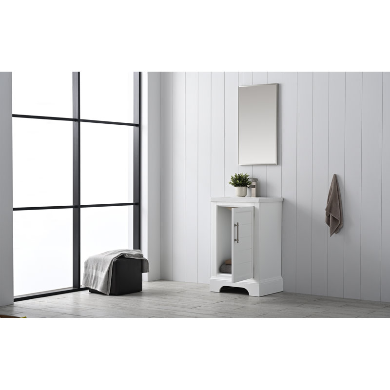 Ensemble de meuble-lavabo simple 20 po , Blanc