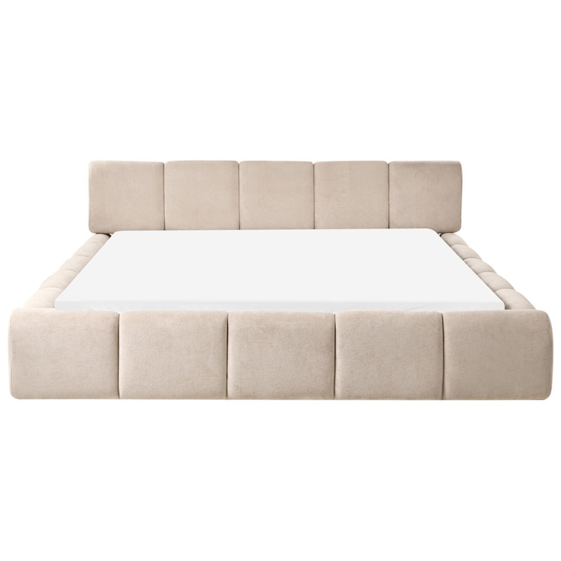 Upholstered Bed, Kingsize  (208 x230 cm), Beige