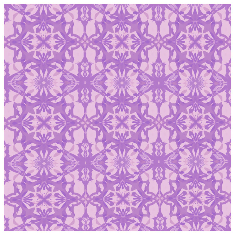 Purple Intricate Pattern Blankets, 50in W x 60in H