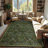Kaldi Floral Washable Area Rug – Intricate Nature-Inspired Design, Non-Slip Soft Floor Mat for Living Room, Bedroom, and Entryway-23885948-23885947