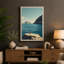 Solitary Gaze at Sea Coastal - Wrapped Canvas-43435350-43435351