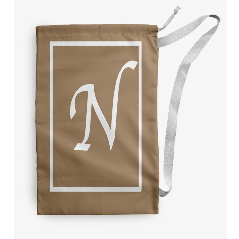 Sac à linge Monogram, Petit (H 29 po x l 18 po), Brun