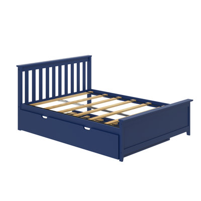 Boling Full Solid Wood Platform Bed with Trundle