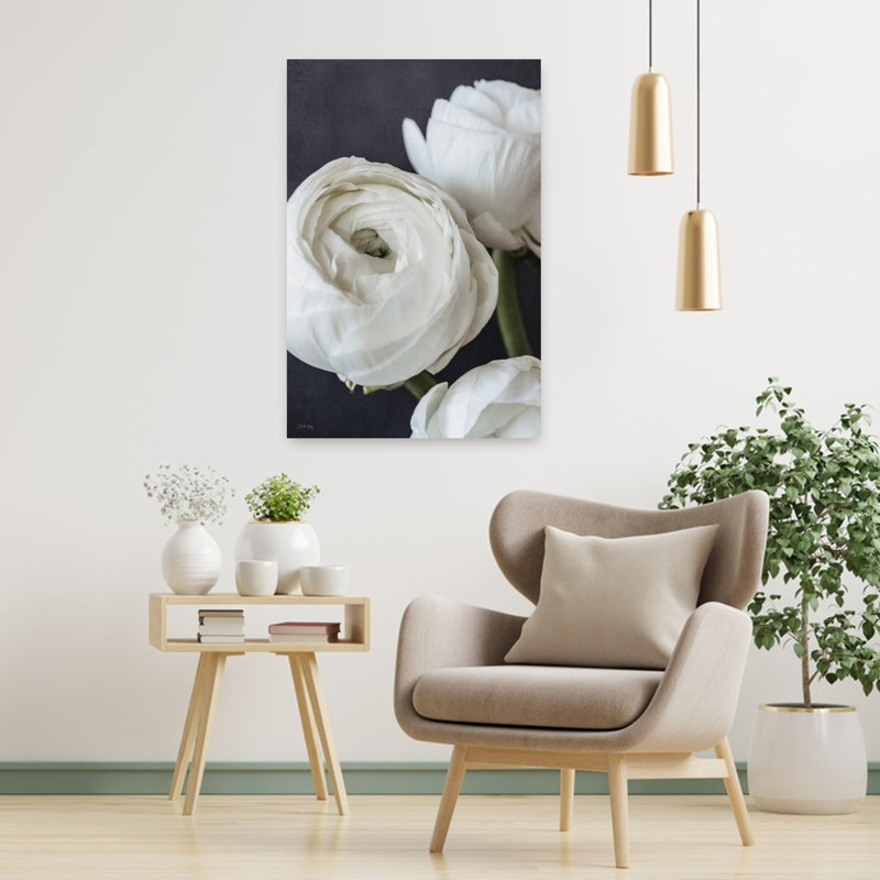 Beauté raffinée II, art floral printanier contemporain, H 36 po x l 24 po