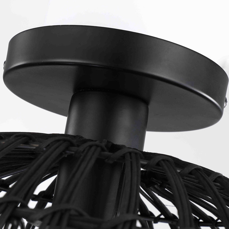 Plafonnier en rotin Boho