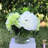 Faux Silk Peonies Arrangement in Vase
