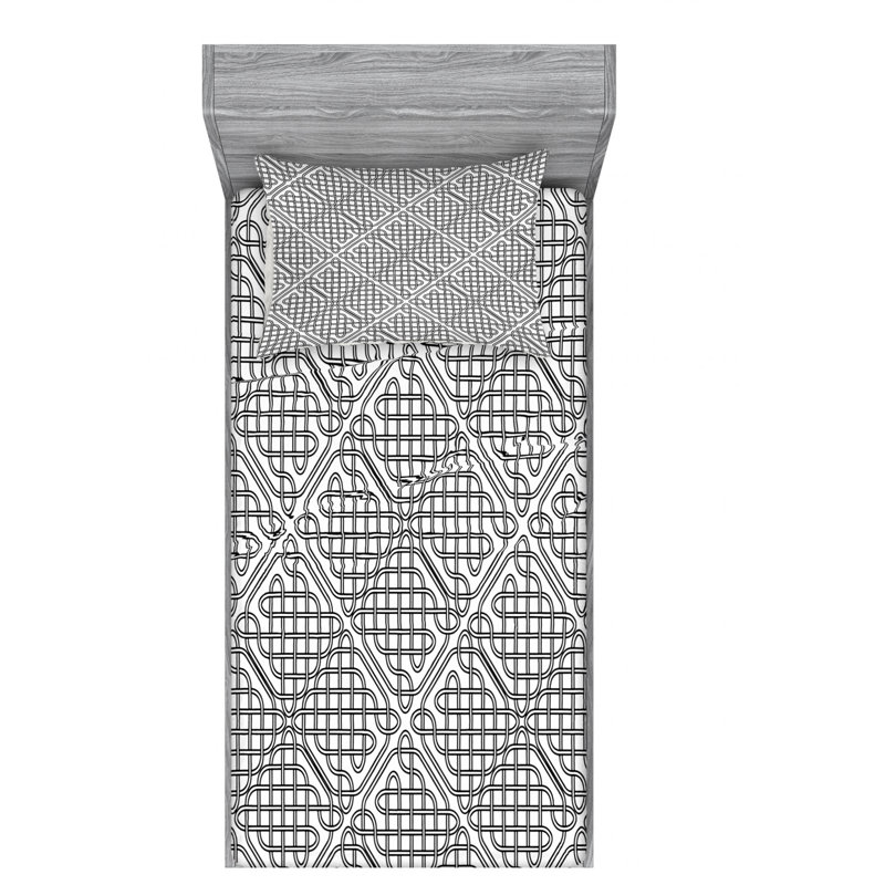 Microfiber Sheet Set, Twin Sheet Set with Fitted Sheet