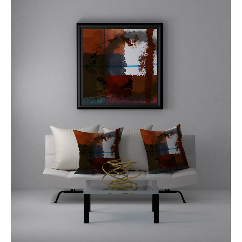 Housse de coussin carrée mémorable/insert, 20 po x 20 po