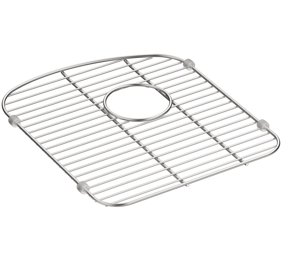 Langlade Smart Divide Stainless Steel Sink Rack for Left-Hand Bowl Kohler